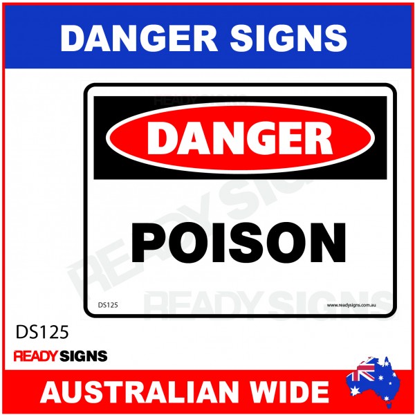 DANGER SIGN - DS-125 - POISON